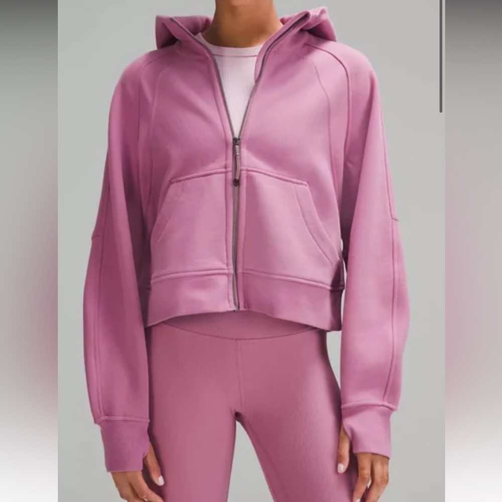 lululemon Scuba Oversized Full Zip Hoodie (Velvet Dust) Size M/L Jacket